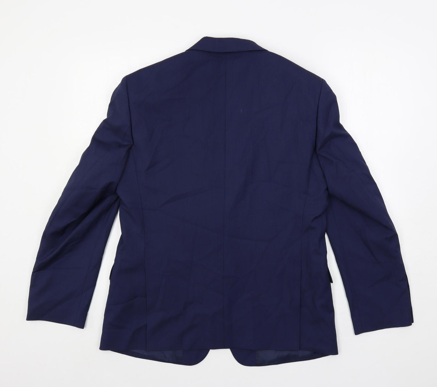Mens UK Size 40 Marks and Spencer Regular Blue Suit Jacket