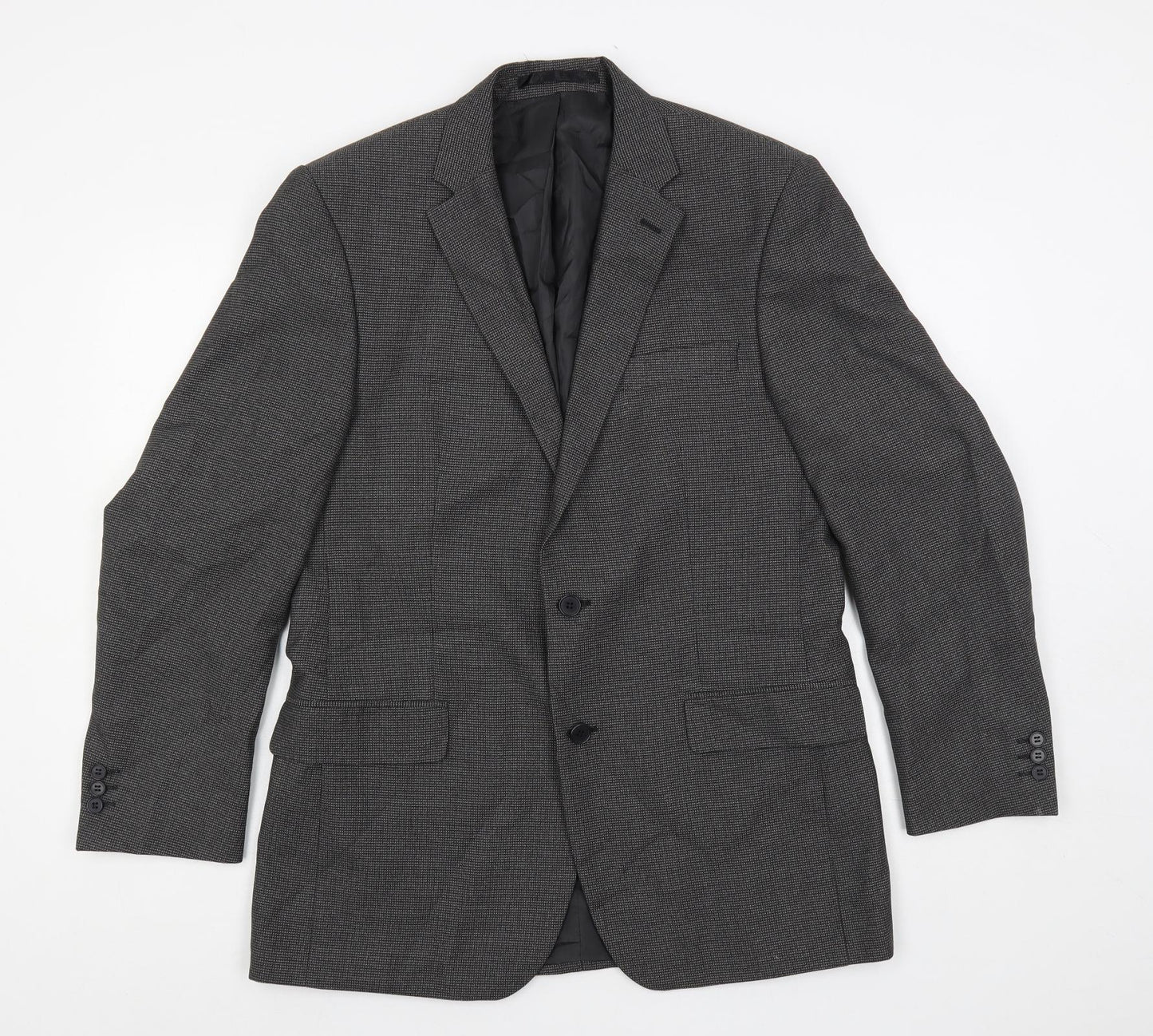 Mens UK Size 40 Karl Jackson Regular Grey Suit Jacket