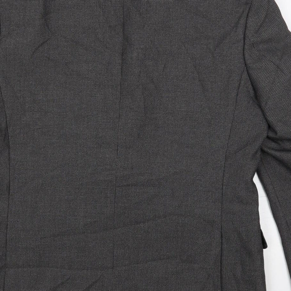 Mens UK Size 40 Karl Jackson Regular Grey Suit Jacket