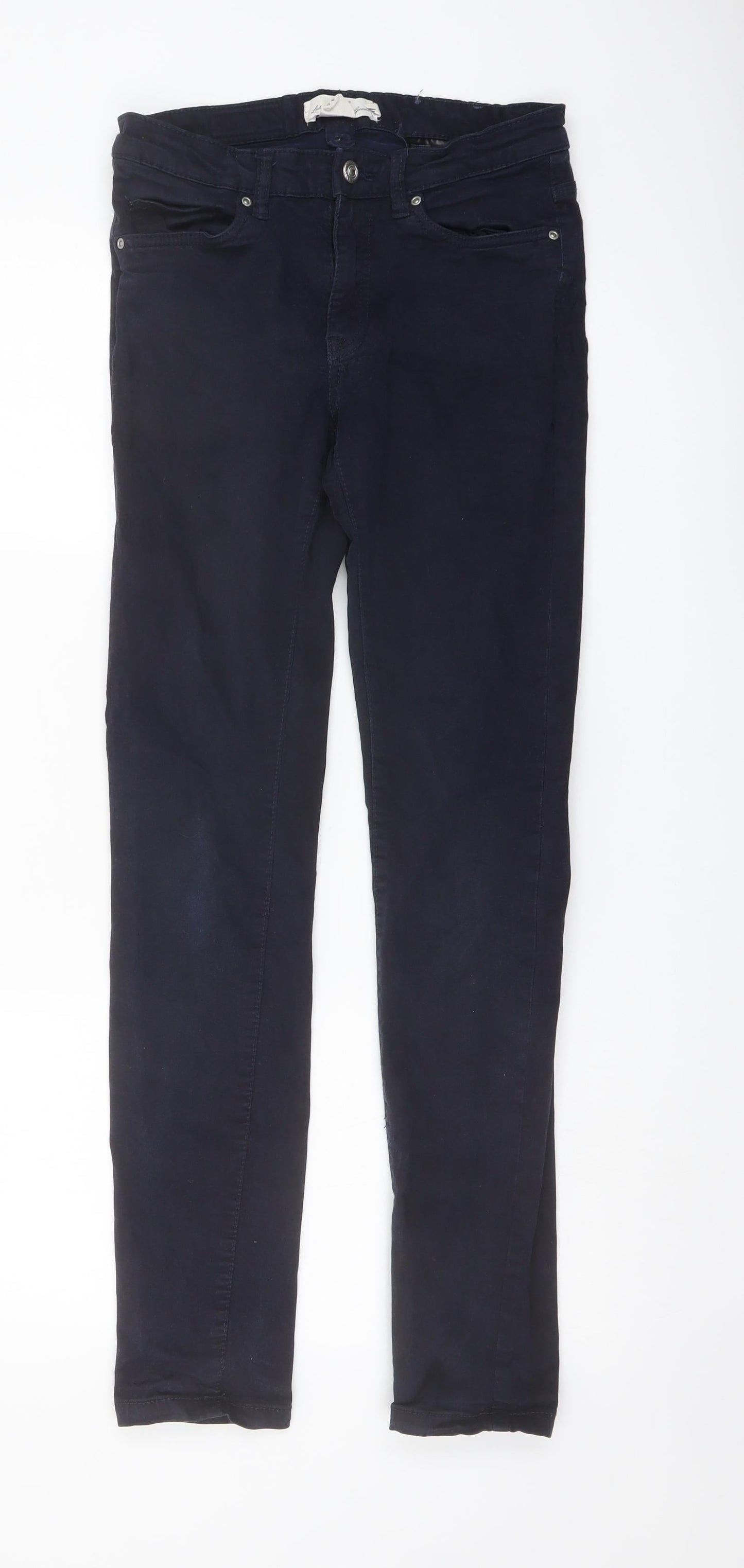Womens UK Size 8 H&M Regular Fit Straight Blue Jeans
