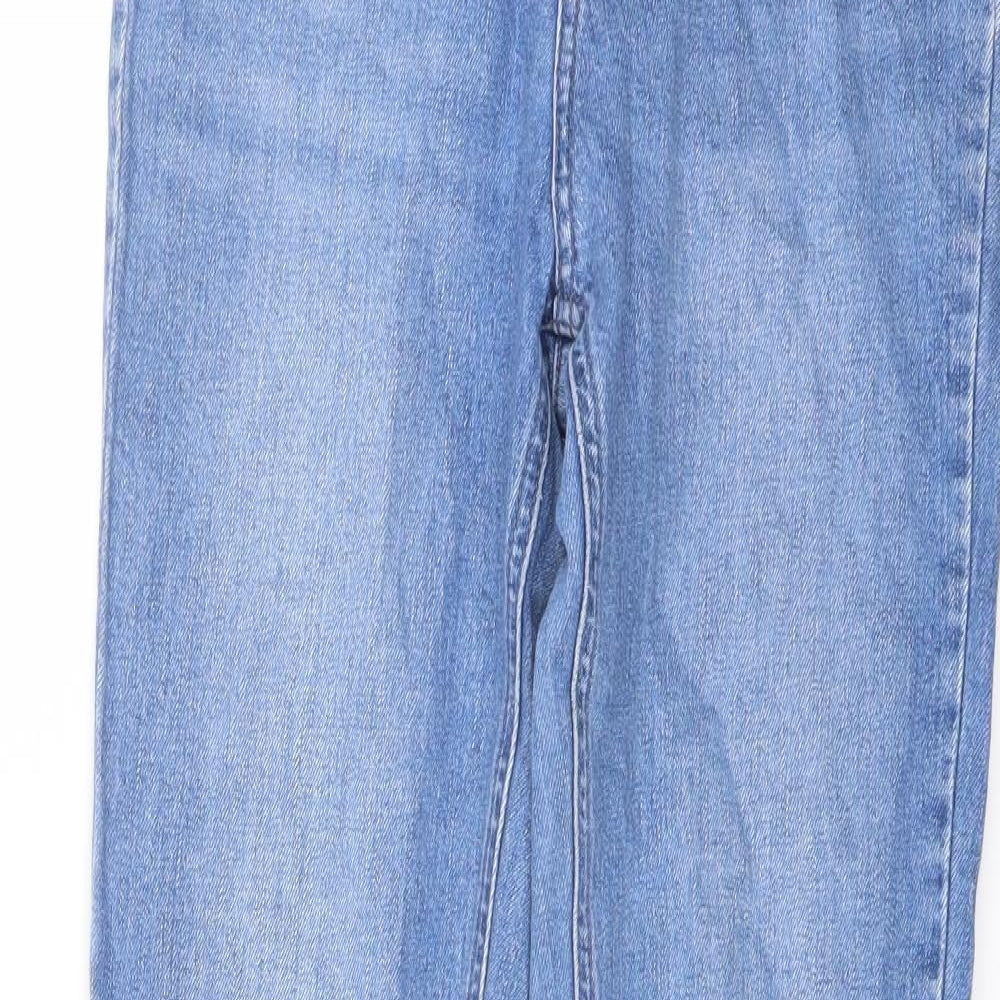 ASOS Mens Blue Cotton Skinny Jeans Size 28 in L34 in Regular Button