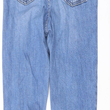 ASOS Mens Blue Cotton Skinny Jeans Size 28 in L34 in Regular Button