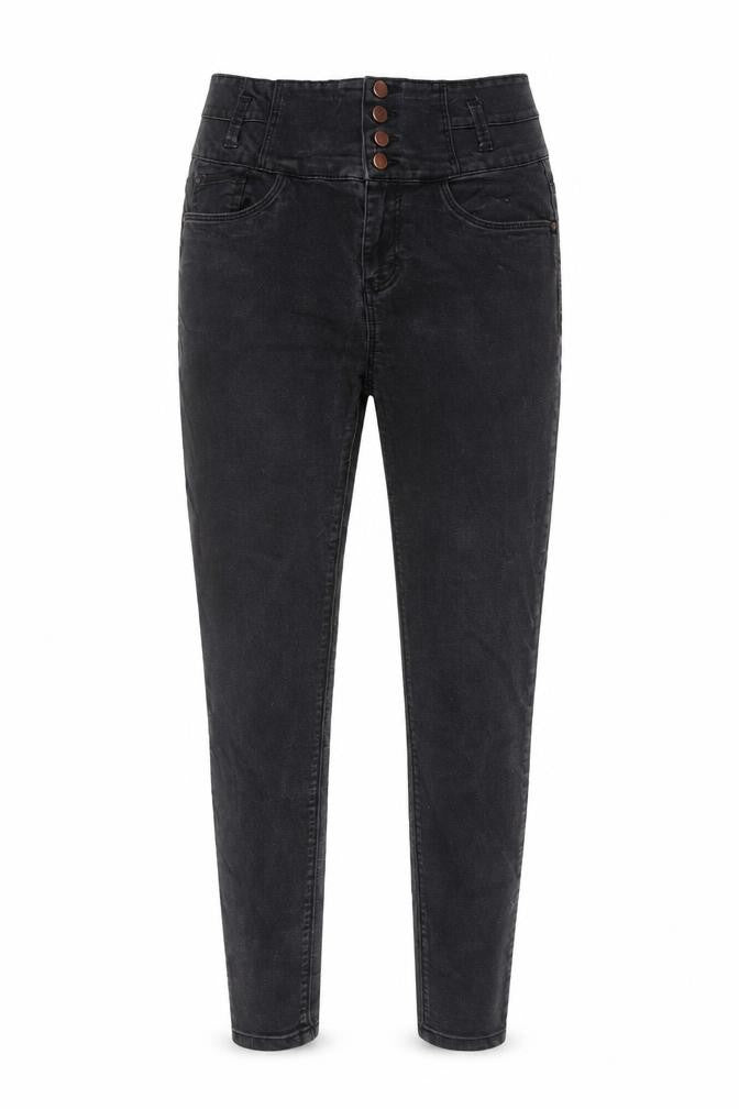 New Look Womens Black Cotton Skinny Jeans Size 10 L24 in Regular Button