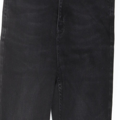 Womens UK Size 10 Marks and Spencer Regular Fit Straight Black Jeans