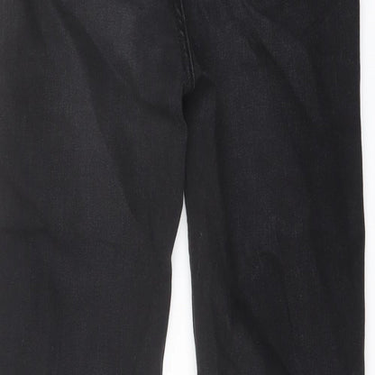 Womens UK Size 10 Marks and Spencer Regular Fit Straight Black Jeans