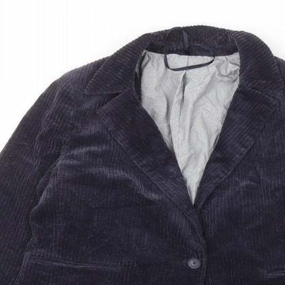 Womens UK Size 10 Per Una Blue Jacket