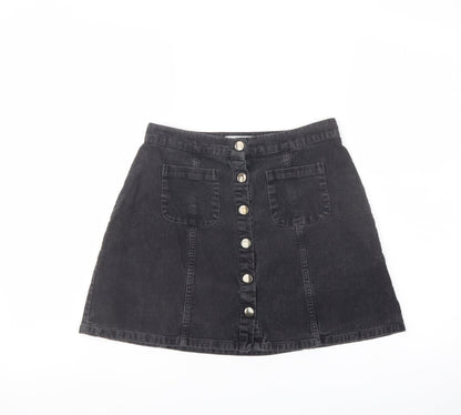 Womens UK Size S Cooperative A-Line Corduroy Skirt