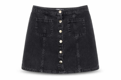 Womens UK Size S Cooperative A-Line Corduroy Skirt