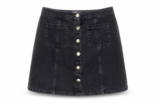 Womens UK Size S Cooperative A-Line Corduroy Skirt