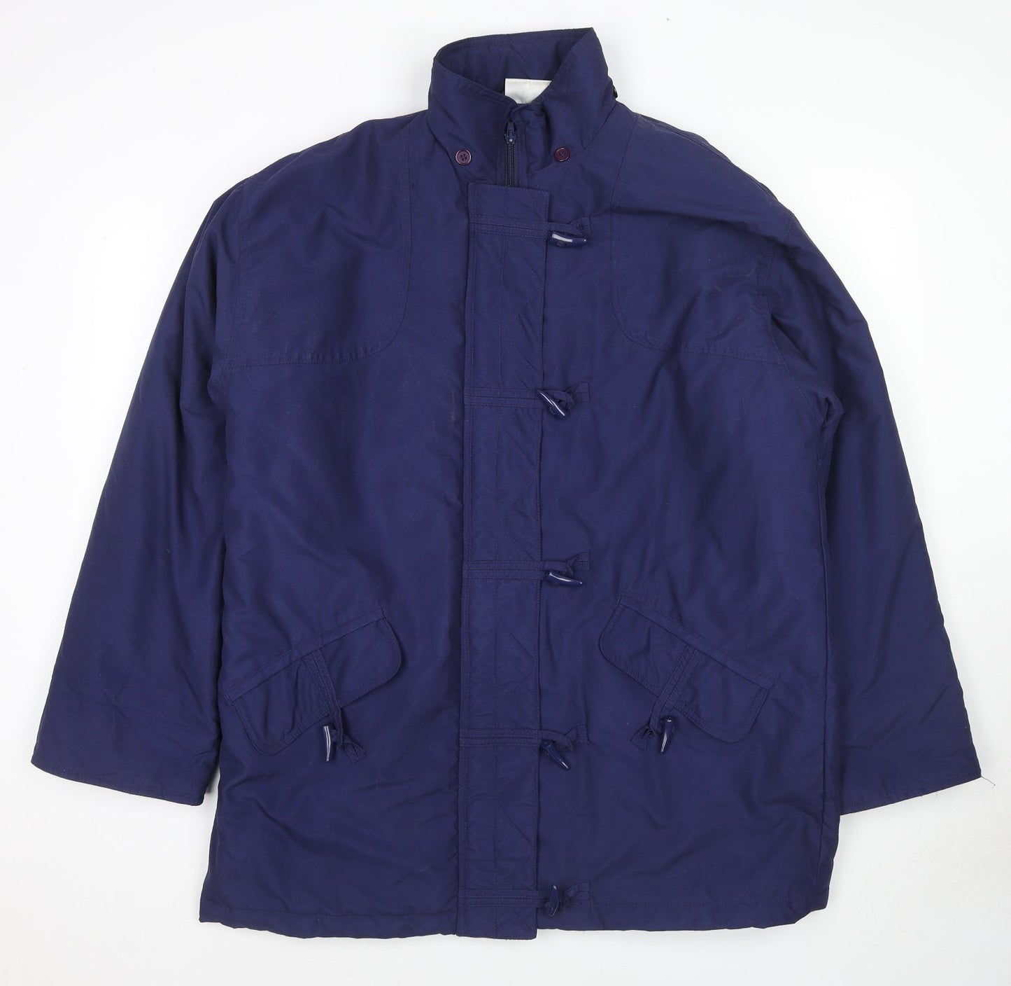 Casual Collection Womens Blue Anorak Coat Size 16 Zip