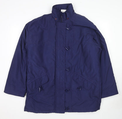 Casual Collection Womens Blue Anorak Coat Size 16 Zip