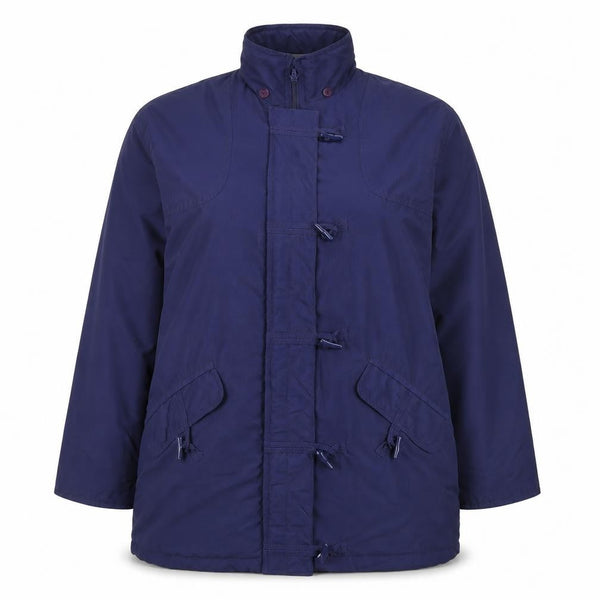 Casual Collection Womens Blue Anorak Coat Size 16 Zip
