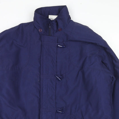 Casual Collection Womens Blue Anorak Coat Size 16 Zip
