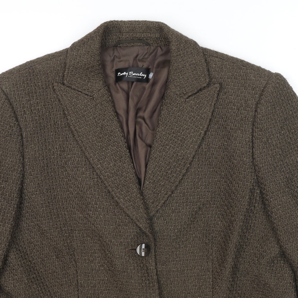 Womens UK Size 18 Betty Barclay Brown Jacket