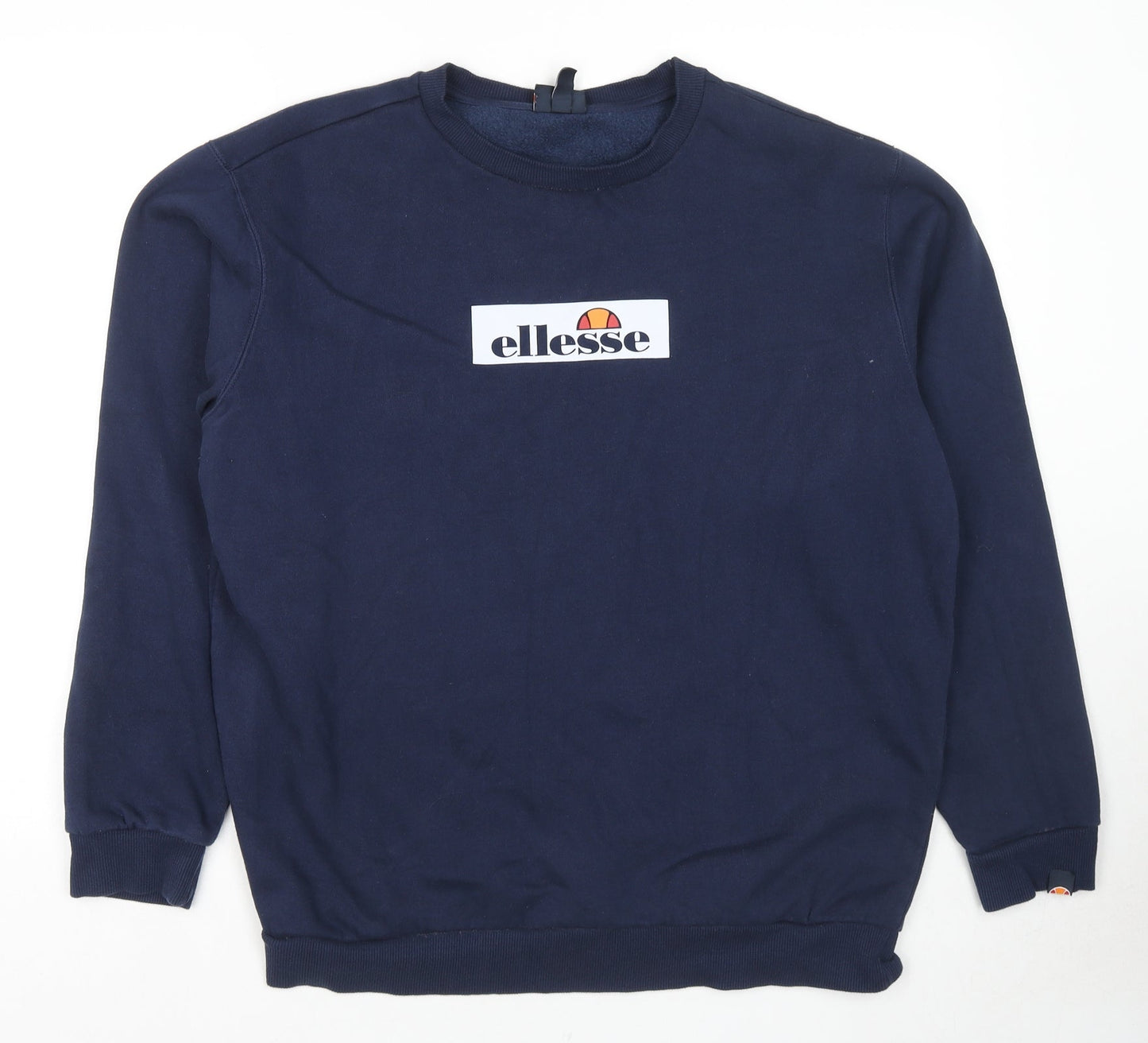 ellesse Womens Blue Cotton Pullover Sweatshirt Size XL Pullover