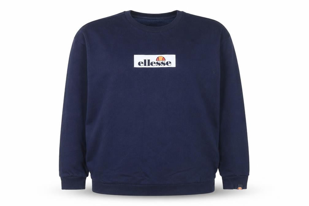 Ellesse Womens Blue Cotton Pullover Sweatshirt Size XL Pullover