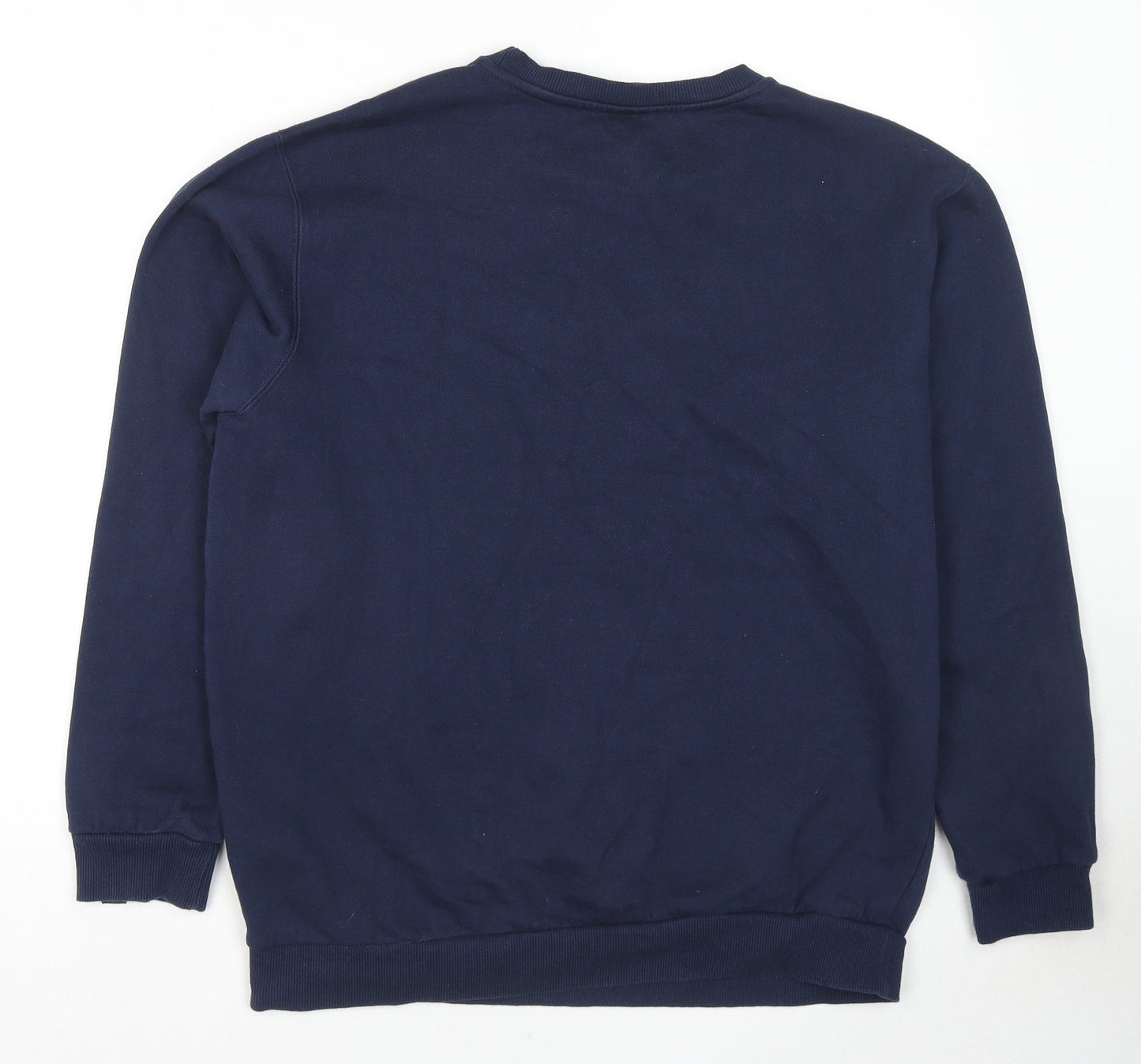 ellesse Womens Blue Cotton Pullover Sweatshirt Size XL Pullover