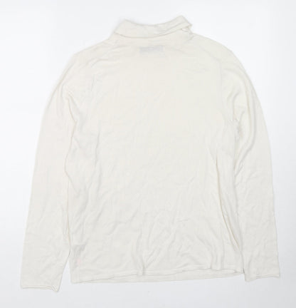 Womens UK Size 18 Marks and Spencer White Pullover Jumper