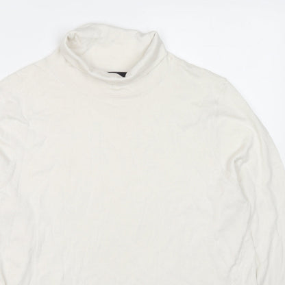 Womens UK Size 18 Marks and Spencer White Pullover Jumper