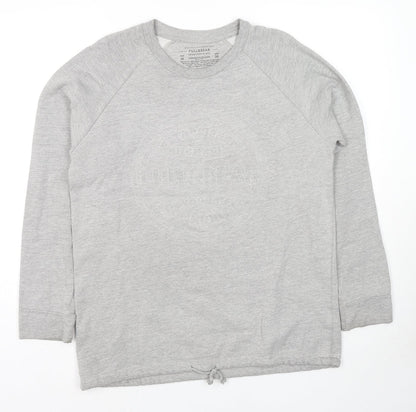 Womens UK Size M Pull&Bear Grey Pullover Hoodie