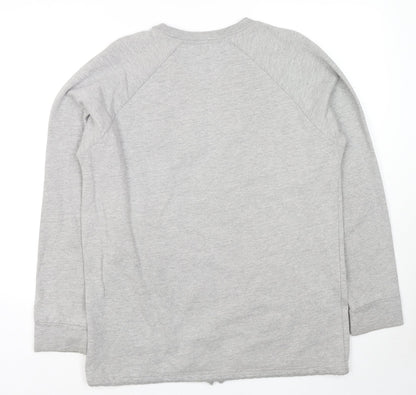 Womens UK Size M Pull&Bear Grey Pullover Hoodie