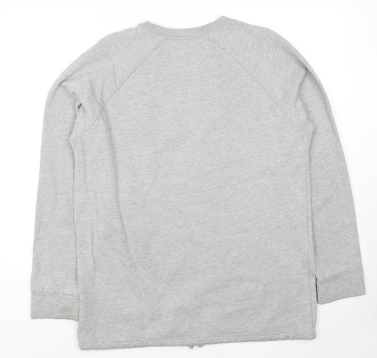 Womens UK Size M Pull&Bear Grey Pullover Hoodie