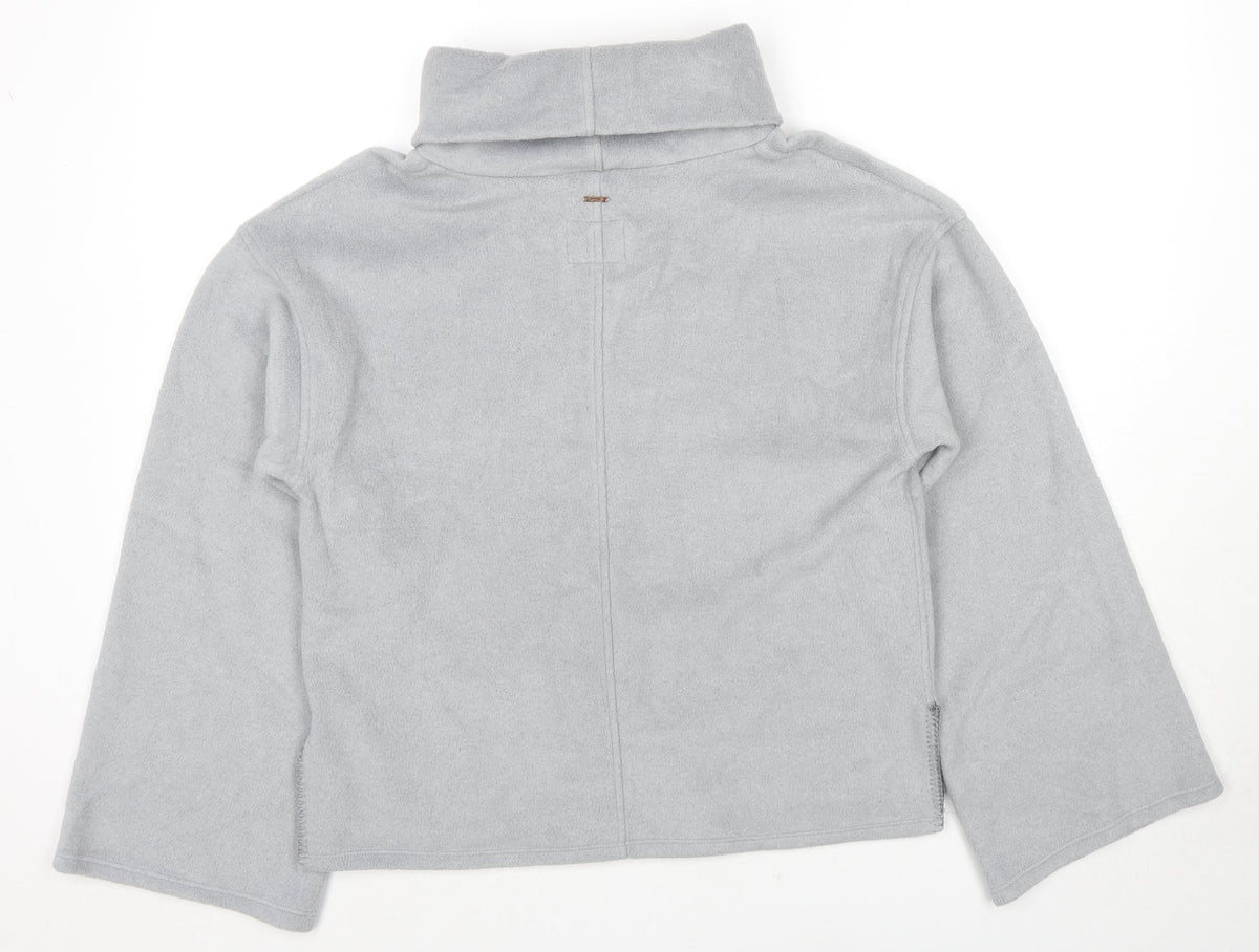 Rosie Womens Grey Polyester Pullover Sweatshirt Size M Pullover