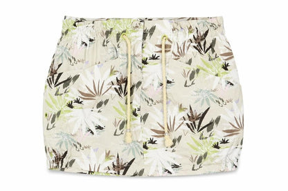 Combat Womens Multicoloured Geometric Cotton Mini Skirt Size 8 Zip