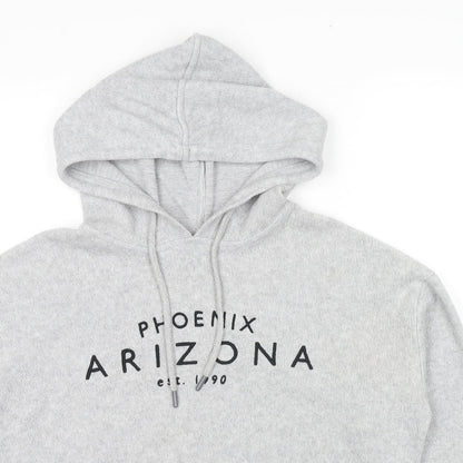 Topshop Womens Grey Polyester Pullover Hoodie Size 8 Pullover - Arizona
