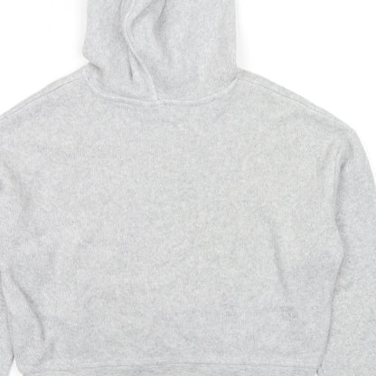 Topshop Womens Grey Polyester Pullover Hoodie Size 8 Pullover - Arizona