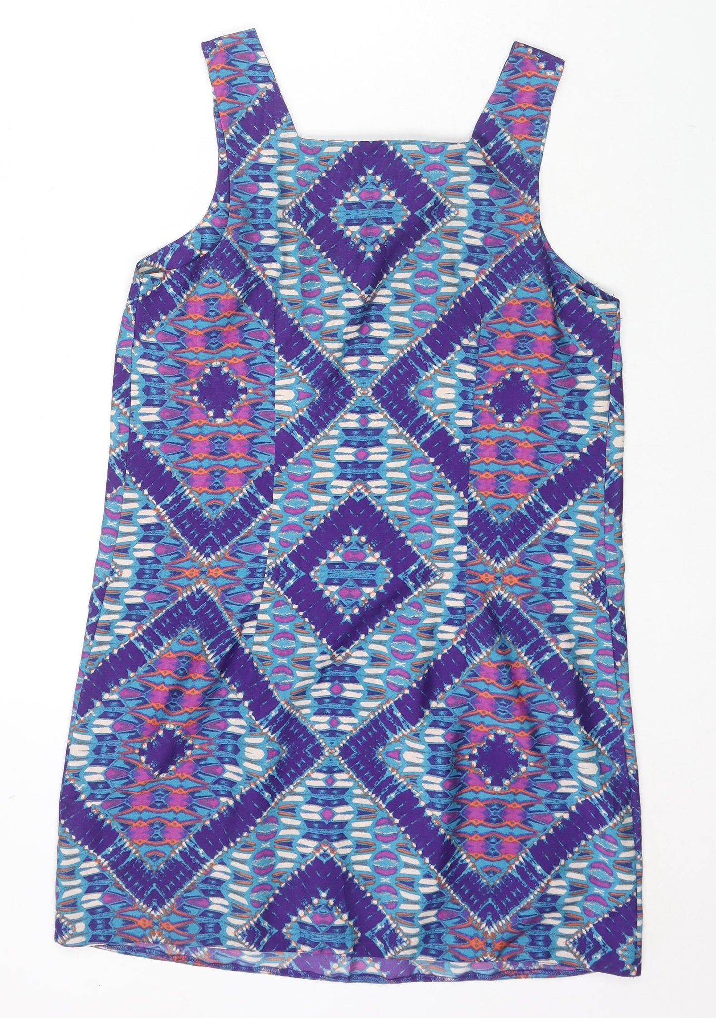 Womens UK Size 12 New Look Multicoloured Basic Tank