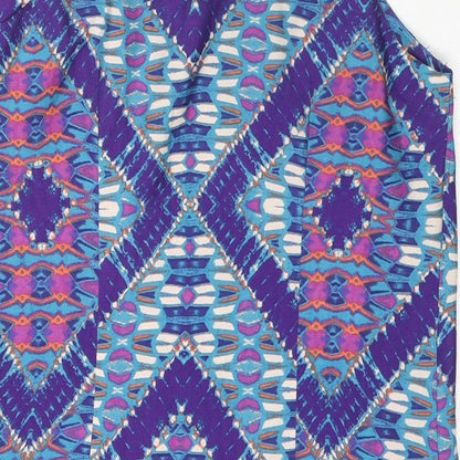 Womens UK Size 12 New Look Multicoloured Basic Tank