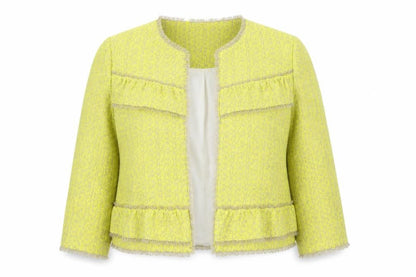 Womens UK Size 10 River Island Yellow Jacket