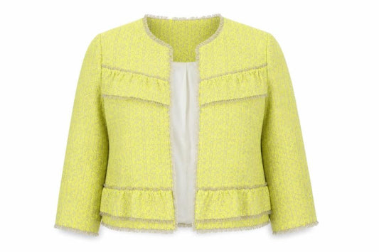 Womens UK Size 10 River Island Yellow Jacket
