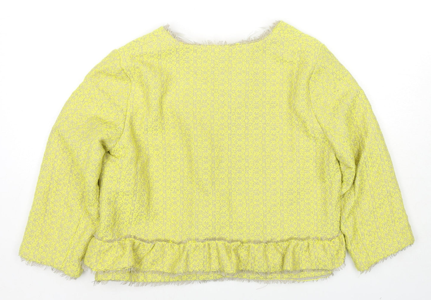 Womens UK Size 10 River Island Yellow Jacket