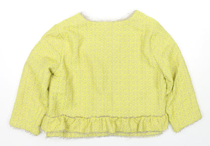 Womens UK Size 10 River Island Yellow Jacket
