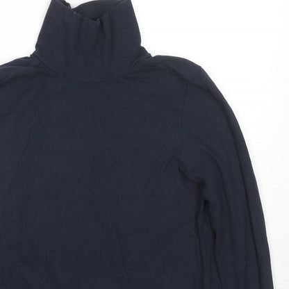 Womens UK Size 10 Slazenger Blue Basic T-Shirt