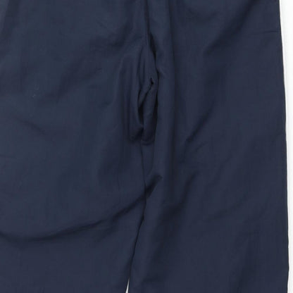Sportswear International Womens Blue Polyester Track Pants Trousers Size 26 in L30 in Regular Pullover - Piped Sides