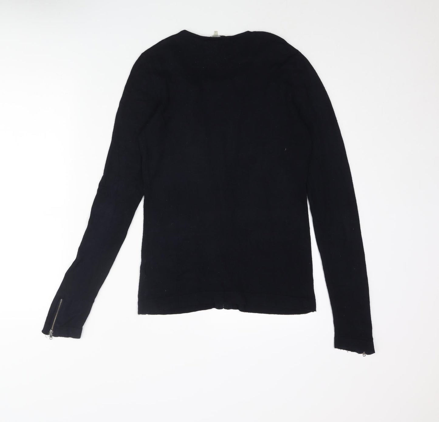 Womens UK Size 6 Gerard Darel Blue Full Zip Jumper