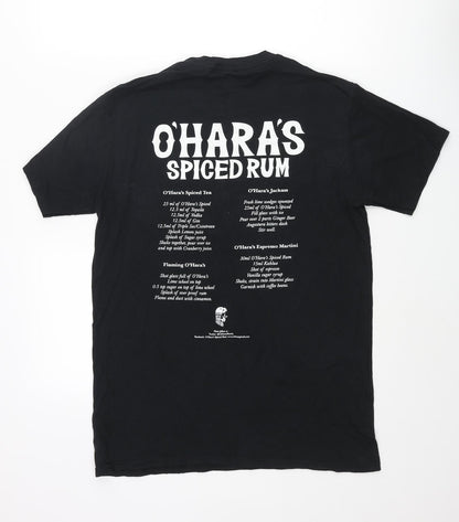 Mens UK Size L Gildan Black  T-Shirt