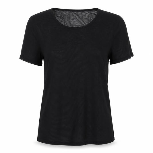 Womens UK Size 10 New Look Black Basic Blouse
