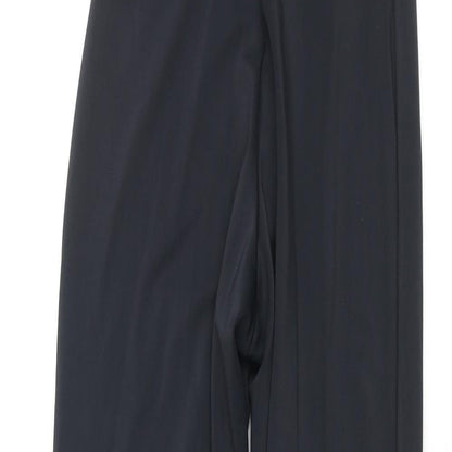 Zara Womens Black Polyester Catsuit One-Piece Size S L30 in Zip - B Buckle Cut Out Foot Stirrup