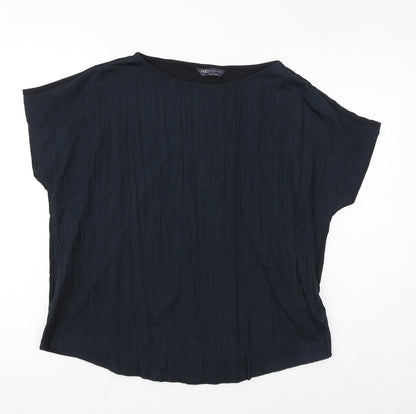 Womens UK Size 12 Marks and Spencer Black Basic T-Shirt