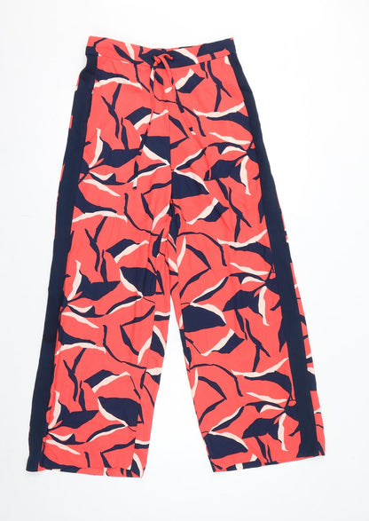 Womens UK Size 10 Marks and Spencer Regular Fit  Red Trousers