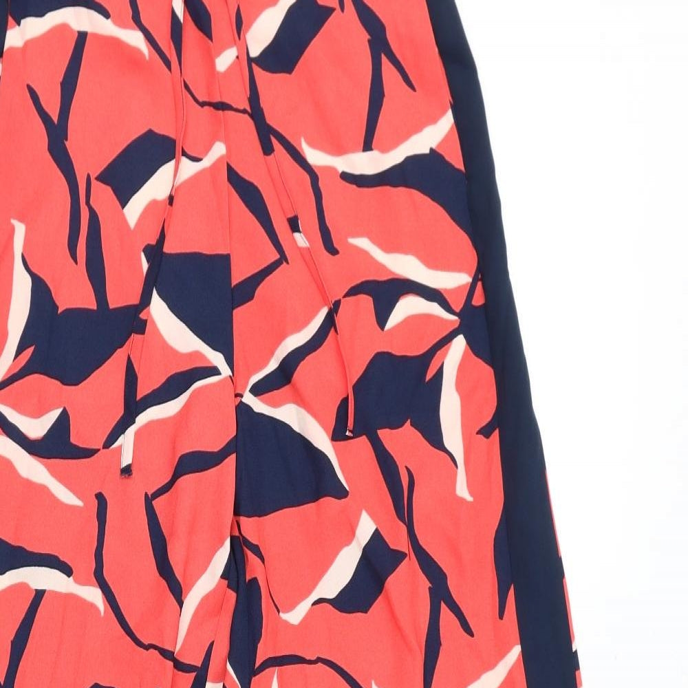 Womens UK Size 10 Marks and Spencer Regular Fit  Red Trousers