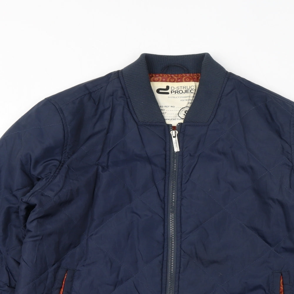 Mens UK Size S D-Struct Blue Jacket