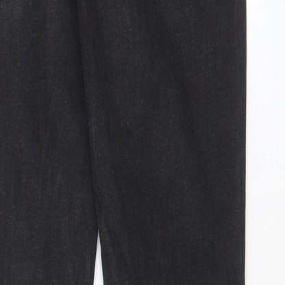 Denim & Co. Womens Grey Cotton Skinny Jeans Size 12 L30 in Regular Zip - Pockets