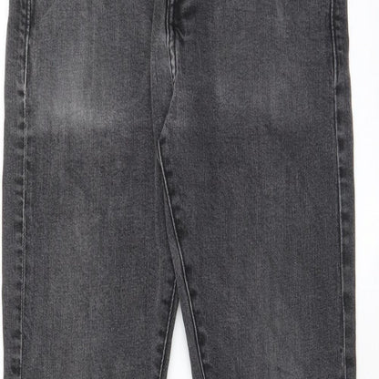 H&M Mens Grey Cotton Skinny Jeans Size 30 in L32 in Regular Zip - Pockets