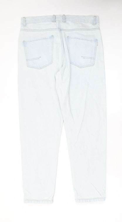 Mens UK Size 32 in RESERVED Regular Fit Straight Blue Jeans