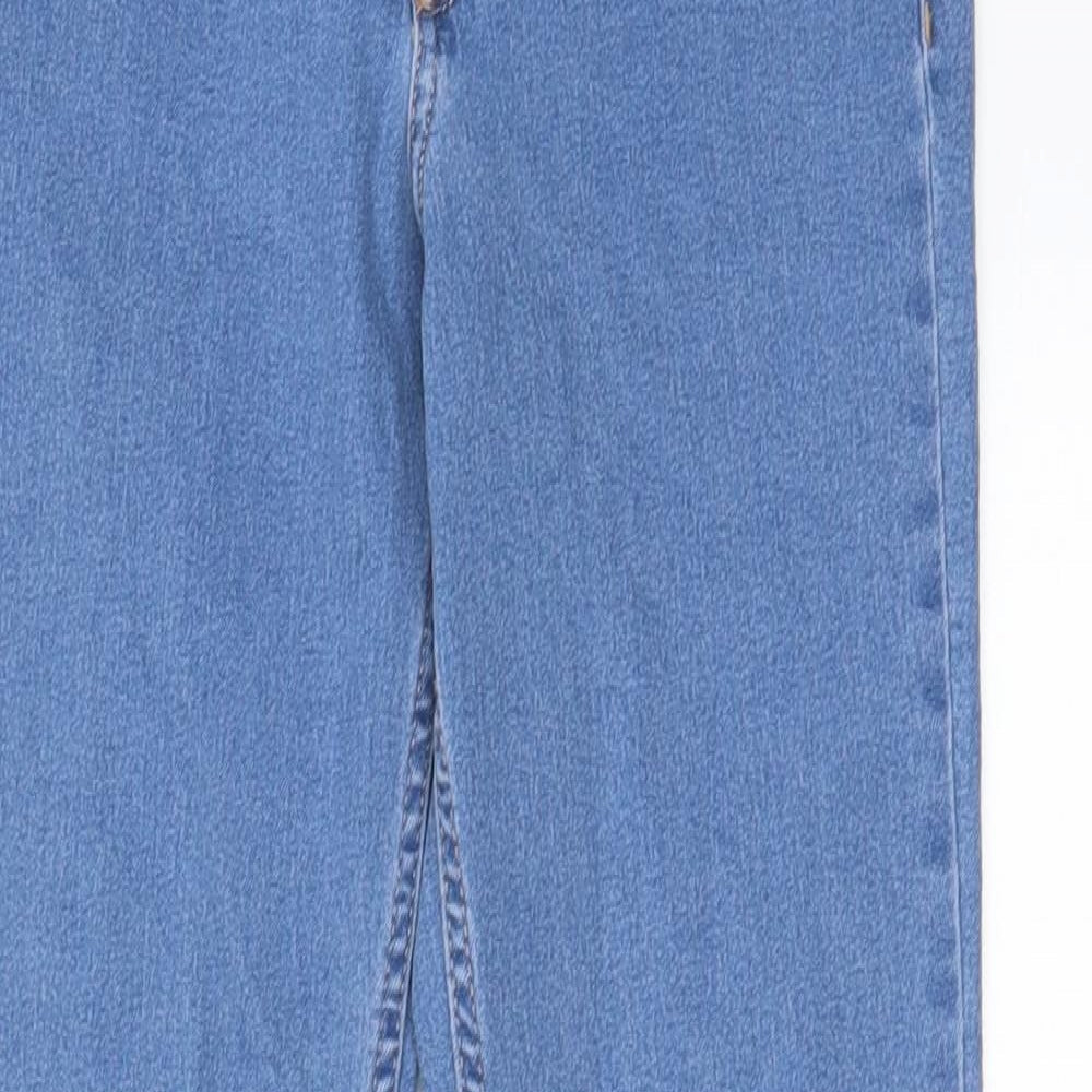 Womens UK Size 27 in H&M Regular Fit Skinny Blue Jeans